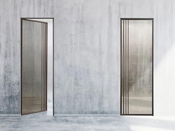 Дверь с hinged стеклом и алюминием BARAUSSE i30 фабрика BARAUSSE из Италии. Фото №4