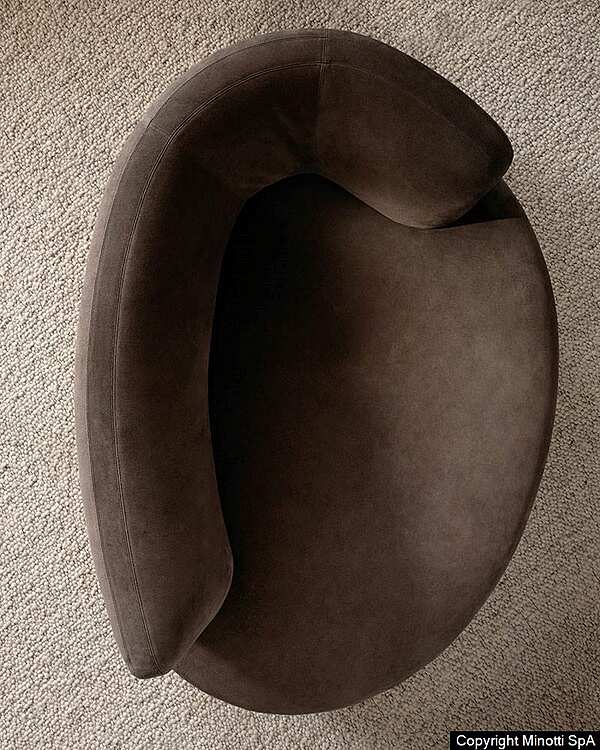 Кресло MINOTTI Bézier фабрика Minotti из Италии. Фото №2