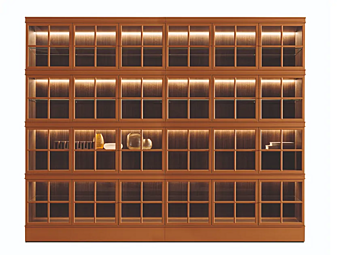 Стеклянный книжный шкаф Molteni & C Piroscafo Стеклянный книжный шкаф Molteni & C Piroscafo фабрика Molteni & C.(+VITRA) из Италии