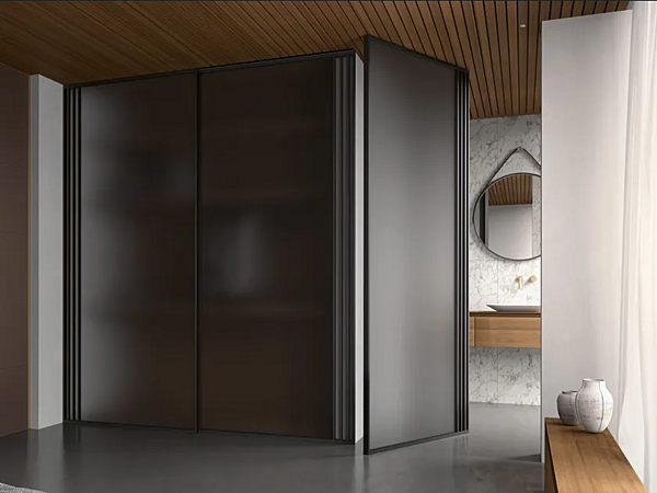 Дверь с hinged стеклом и алюминием BARAUSSE i30 фабрика BARAUSSE из Италии. Фото №1