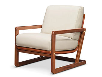 Кресло с подлокотниками из кожи FORMITALIA  Enya фабрика FORMITALIA из Италии