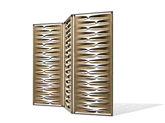 Разделитель пространства из кожи GIORGETTI Borealis фабрика GIORGETTI из Италии