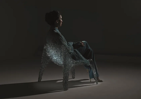 Кресло из поликарбоната с подлокотниками Edra  Veronica фабрика EDRA из Италии. Фото №3