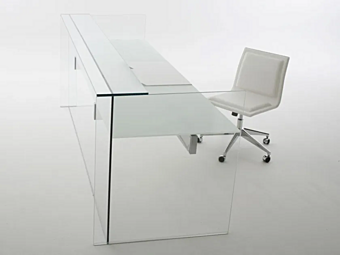 Информационная стойка из стекла для ресепшн Gallotti&Radice AIR HALL фабрика Gallotti & Radice из Италии
