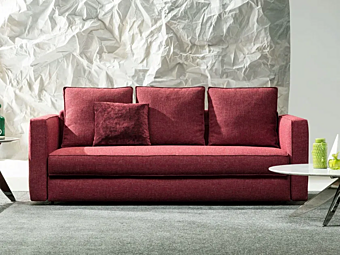 Диван-кровать на три места из кожи BertO Robinson фабрика BertO из Италии