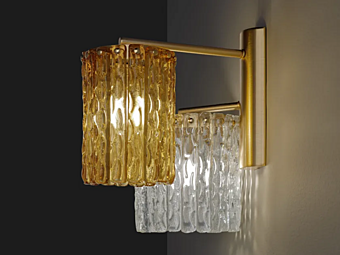 Настенный светильник из стекла SALIX Euroluce Lampadari фабрика EUROLUCE LAMPADARi из Италии