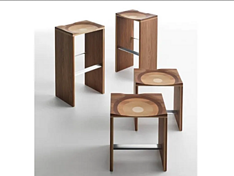 Скамья из массива дерева Ripples Casamania & Horm фабрика Casamania & HORM из Италии