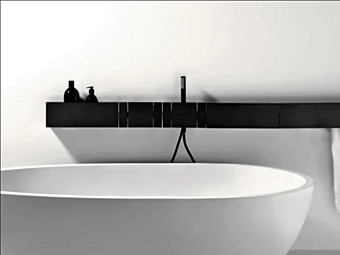 Настенный смеситель с дистанционным управлением из алюминия AGAPE SEN фабрика Agape из Италии