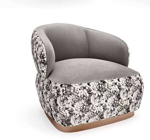 Кресло из массива дерева с мягкой обивкой DECORA ( LCI STILE) V030L фабрика DECORA ( LCI STILE) из Италии. Фото №3
