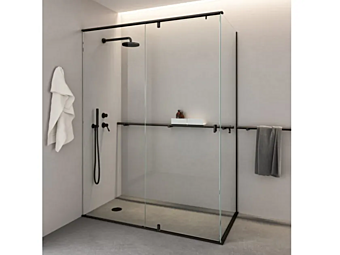 Угловая стеклянная душевая кабина AGAPE коллекции Plan A фабрика Agape из Италии