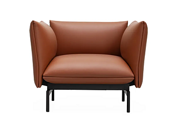 Кресло с подлокотниками из кожи Kristalia Tenso TENT20