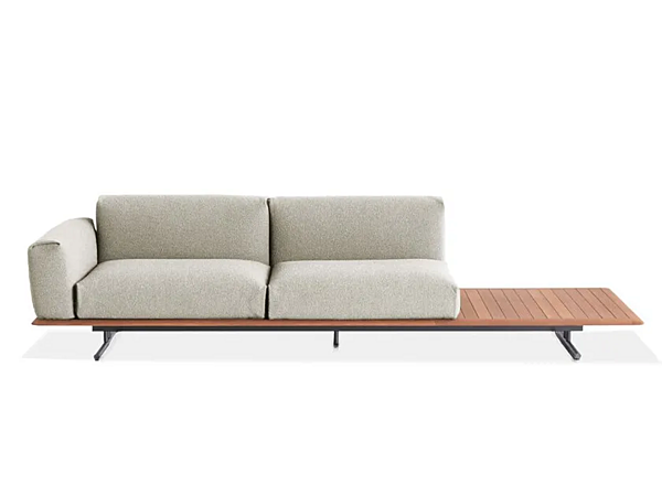 Диван из ткани для сада с мягкой спинкой POTOCCO Graphic 955/D-OUT фабрика POTOCCO из Италии. Фото №1
