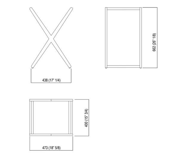 Настенный деревянный вешалка для полотенец AGAPE X Towel Rack фабрика Agape из Италии. Фото №4