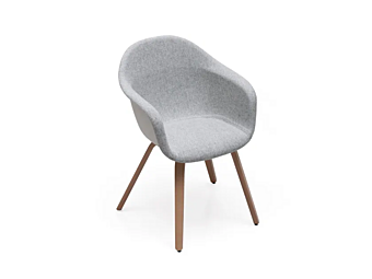 Кресло с подлокотниками из ткани Kristalia ELEPHANTINO 05ELH24