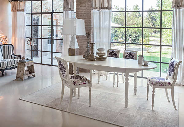 Стол TONIN CASA Classic Collection APOGEO 1126 фабрика TONIN CASA из Италии. Фото №2