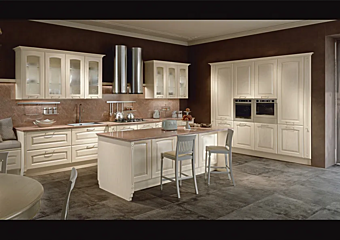 Кухня с островом из материала LUBE CUCINE  Veronica 7