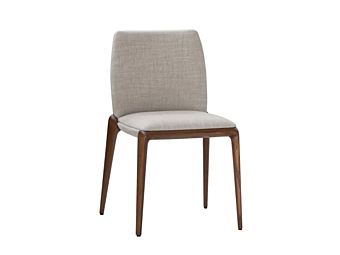 Стул с обитой спинкой из ткани POTOCCO Hiru 947 фабрика POTOCCO из Италии