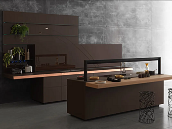Кухня с медным ящиком VALCUCINE Genius Loci Кухня с медным ящиком VALCUCINE Genius Loci фабрика VALCUCINE из Италии
