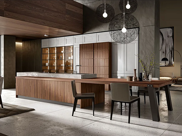 Современная деревянная кухня Old Line коллекции Contemporary 3.0 фабрика Oldline из Италии. Фото №1