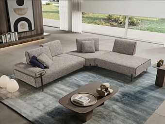 Угловой диван из ткани MitoHome Bruce