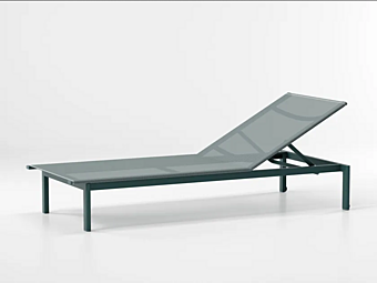 Шезлонг из алюминия с мягкой спинкой KETTAL KSA700100