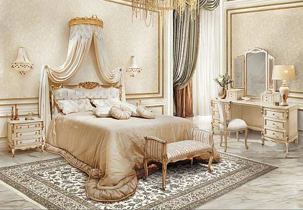 Кровать  ANGELO CAPPELLINI TIMELESS Schumann 12300/TG19 фабрика ANGELO CAPPELLINI из Италии. Фото №1