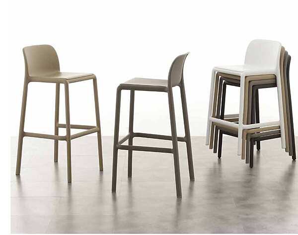 Стул барный из стекловолокна ARREX A542 фабрика ARREX из Италии. Фото №1