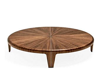 Кофейный столик круглой формы из дерева GIORGETTI ROUND 66550, 66551 фабрика GIORGETTI из Италии