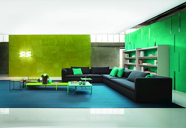 Модульный диван со съемным чехлом из ткани PAOLA LENTI WALT B153ADS/B153ASS/B153N фабрика PAOLA LENTI из Италии. Фото №5