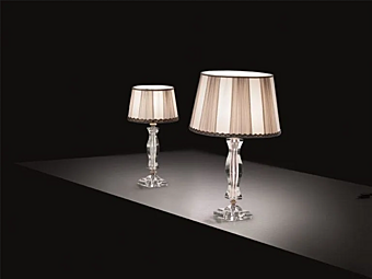 Настольная лампа из металла с абажуром Euroluce Lampadari Midha LG1 LP1 фабрика EUROLUCE LAMPADARi из Италии