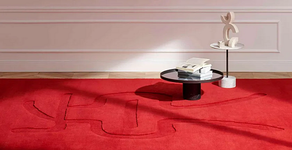 Прямоугольный ковер ручной работы однотонный CASSINA VERITE фабрика CASSINA из Италии. Фото №2