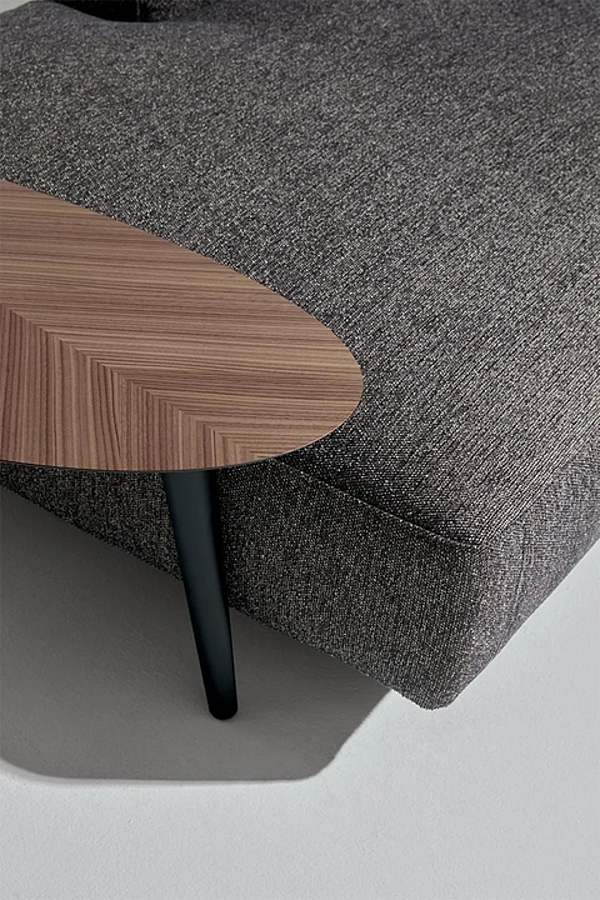 Столик из дерева с овальной столешницей  ZANOTTA TWEED 662 фабрика ZANOTTA из Италии. Фото №6