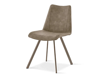 Кресло из экокожи с мягкой спинкой SEDIT Zenda ZENMET фабрика SEDIT из Италии