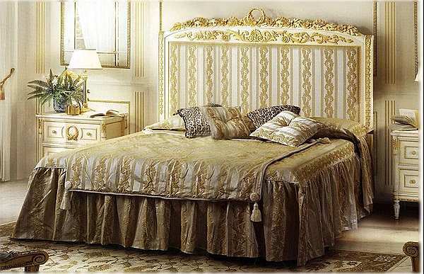 Кровать ANGELO CAPPELLINI BEDROOMS Borodin 7074/TG21 фабрика ANGELO CAPPELLINI из Италии. Фото №1