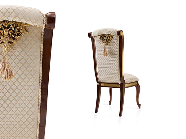 Стул с обивкой из ткани A.R.ARREDAMENTI SRL Grand Royal 1410 фабрика A.R.ARREDAMENTI SRL из Италии. Фото №2