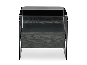 Прикроватная тумбочка из ясеня с ящиками Gallotti&Radice Holly фабрика Gallotti & Radice из Италии