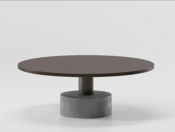 Низкий кофейный столик из алюминия KETTAL ROLL KS2300700 фабрика KETTAL из Италии. Фото №1