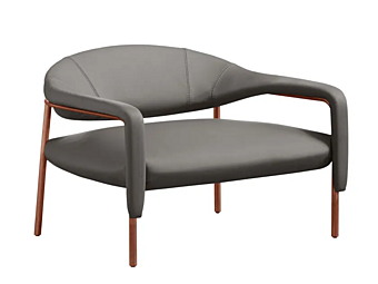 Кресло с подлокотниками из кожи GAMMA ARREDAMENTI Spider фабрика GAMMA ARREDAMENTI из Италии