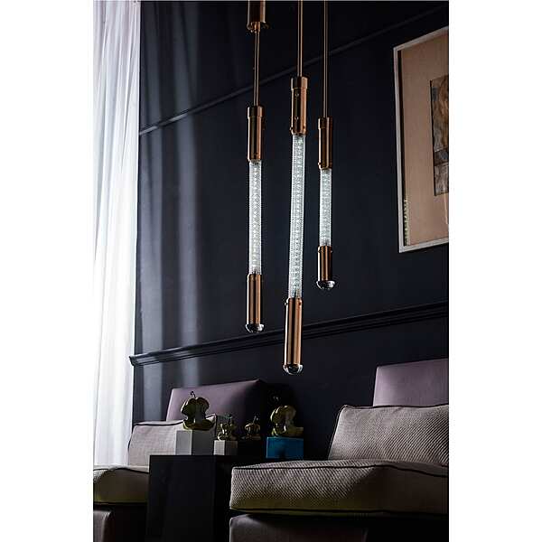 Светильник - латунь, матовый золотой отделкой и ручной граненый кристалл   SIGMA L2  7243 - 7244 - 7245 фабрика SIGMA L2 из Италии. Фото №2