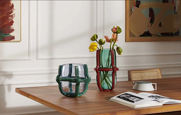Круглая ваза из blown glass CASSINA Sestiere фабрика CASSINA из Италии. Фото №13