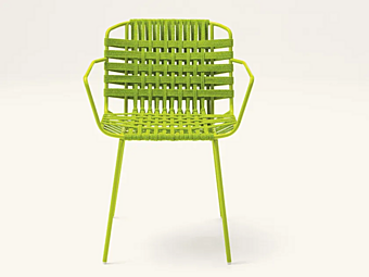 Кресло с подлокотниками из синтетического волокна PAOLA LENTI Telar B157RA