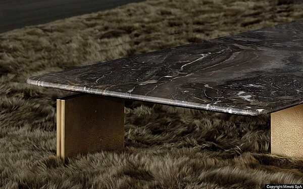 Журнальный стол MINOTTI Yves Coffee Table фабрика Minotti из Италии. Фото №6