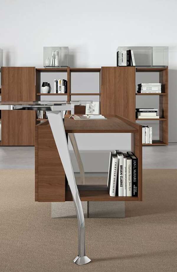 Книжный шкаф DELLA ROVERE Segno D234136 фабрика DELLA ROVERE из Италии. Фото №2