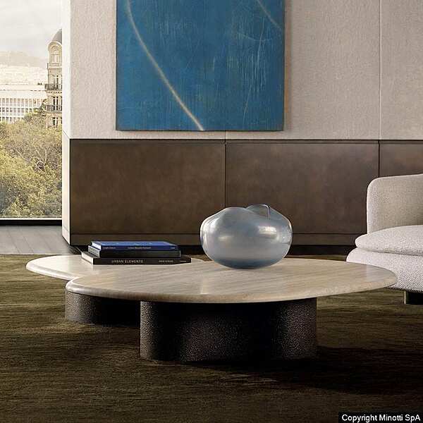 Журнальный стол  MINOTTI Bézier Coffee Table  фабрика Minotti из Италии. Фото №4