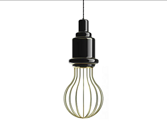 Керамическая подвесная лампа Edison Big A MARIONI 02190GA
