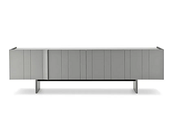 Сторонняя тумба с дверцами из кожи с таннировкой i 4 Mariani Papier фабрика i 4 Mariani из Италии