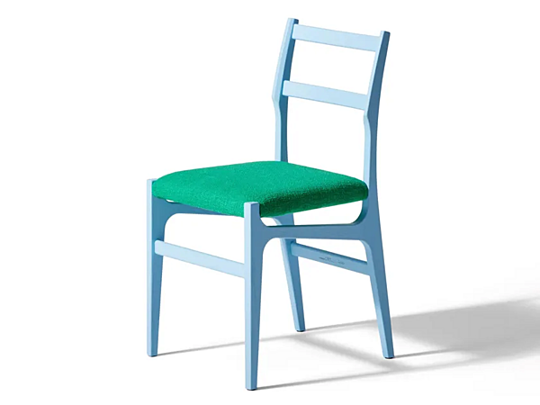Стул из ясеня с интегрированной мягкой спинкой CASSINA Principi фабрика CASSINA из Италии. Фото №1