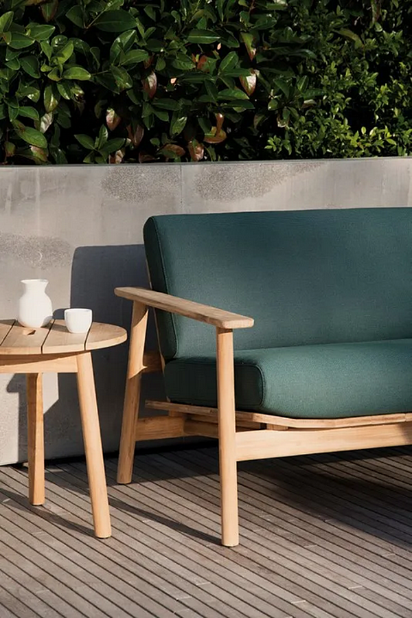 Диван с обитой спинкой на два места из ткани Riva KETTAL KS2600600 фабрика KETTAL из Италии. Фото №3