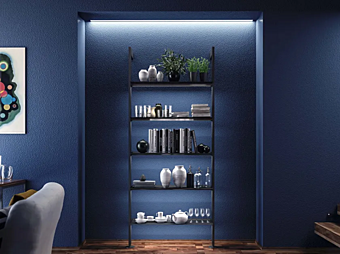 Настенная книжная полка из дерева  DAMIANO LATINI Giostra фабрика DAMIANO LATINI из Италии