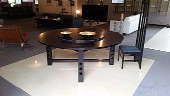 Круглый стол Cassina 304. G.S.A. TAVOLO MACKINTOSH CASSINA